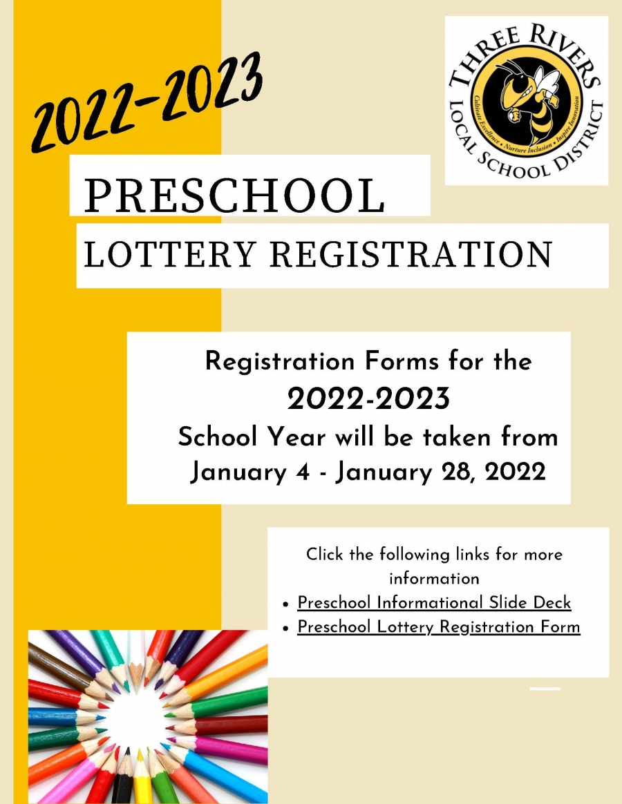 preschool registration for the 2022-2023 school year